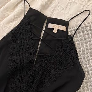 WAYF Black Short Romper (size xs)